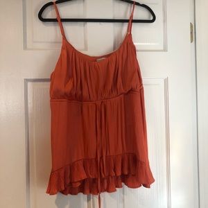 Coral going out top.